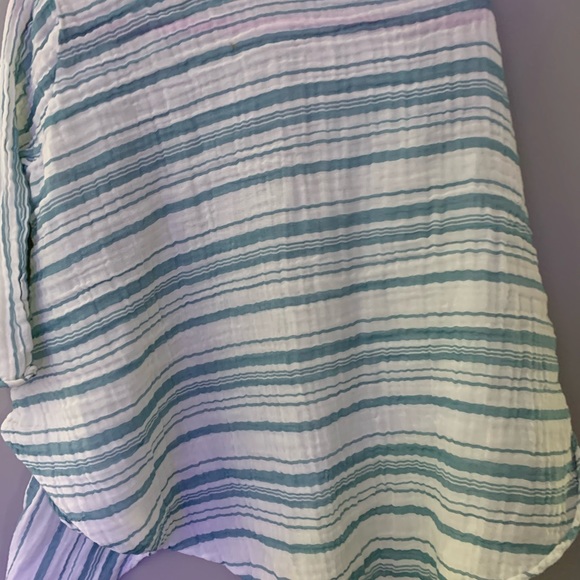 Show Me Your MuMu Blue and White Cardigan - Picture 8 of 9